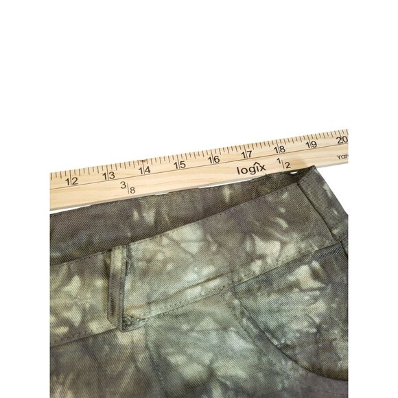 PrettyLittleThing Green Tie Dye Cargo Pants US 14 - Picture 7 of 9